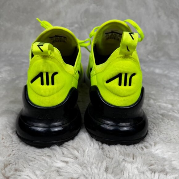 Nike Air Max 270 Volt Neon Yellow Green Men's Running Shoes Size 10.5 US - Picture 6 of 9